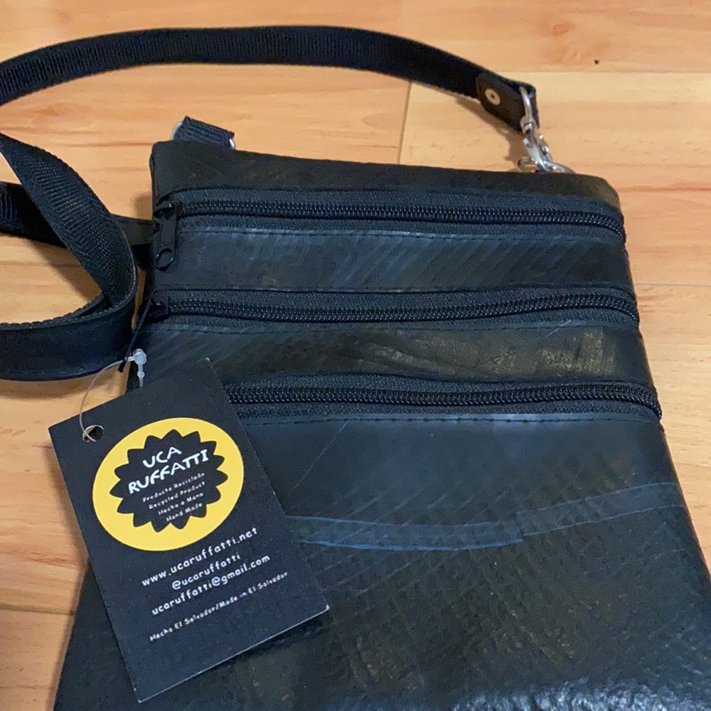 UCA Ruffatti recycled cross body bag